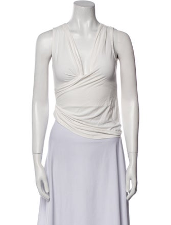 The Line by K V-Neck Sleeveless Crop Top