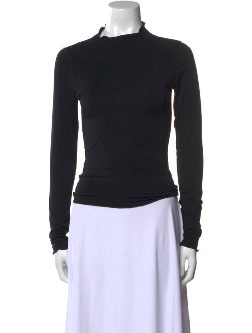 The Line by K Mock Neck Long Sleeve Top