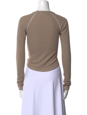 The Line by K Crew Neck Long Sleeve Top