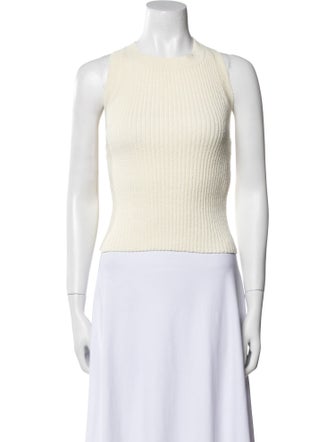 The Line by K Crew Neck Sleeveless Crop Top