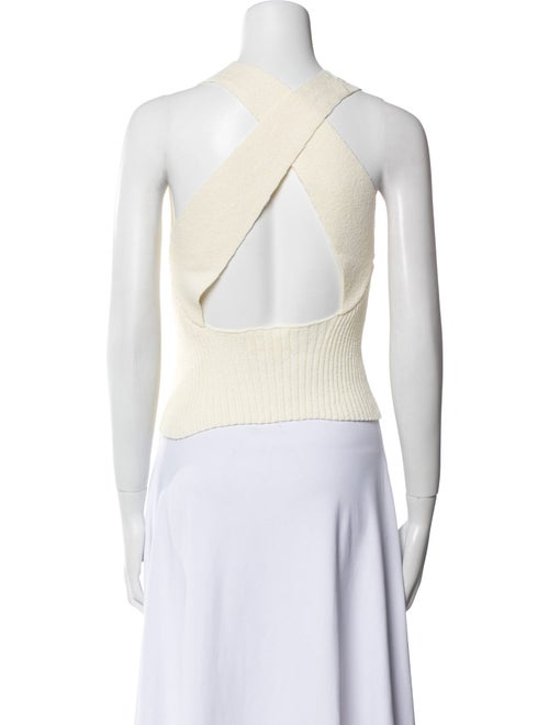 The Line by K Crew Neck Sleeveless Crop Top