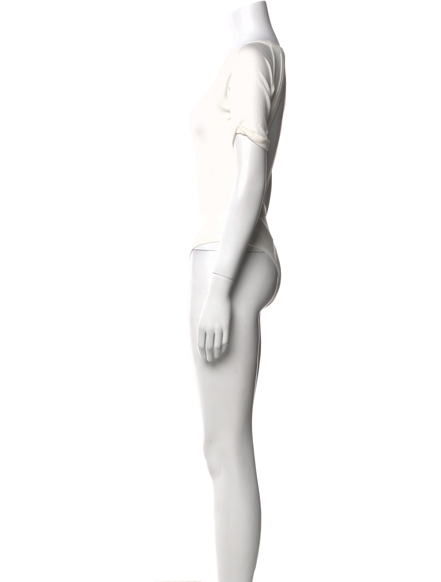 The Line by K Scoop Neck Short Sleeve Bodysuit