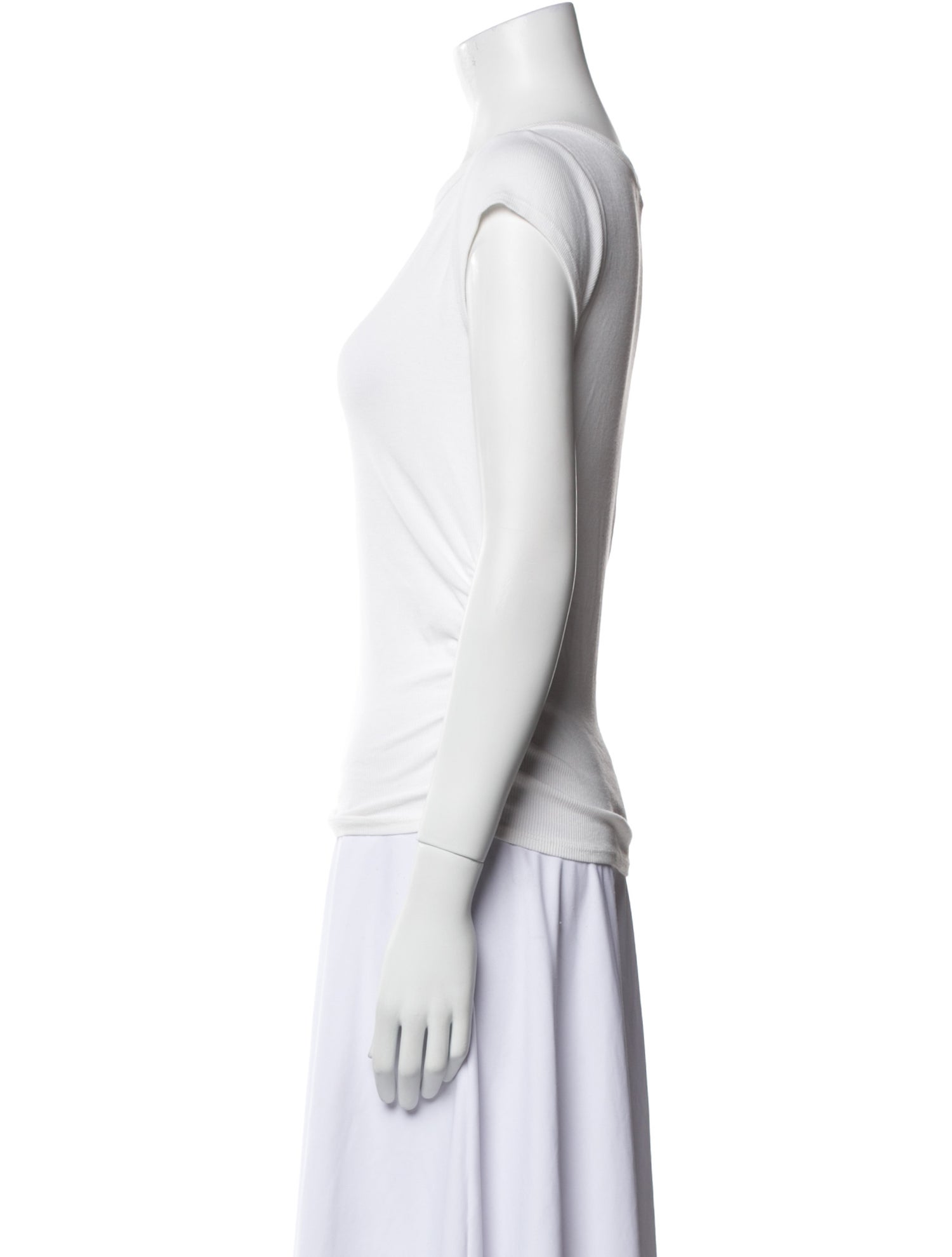 The Line by K Bateau Neckline Short Sleeve Top