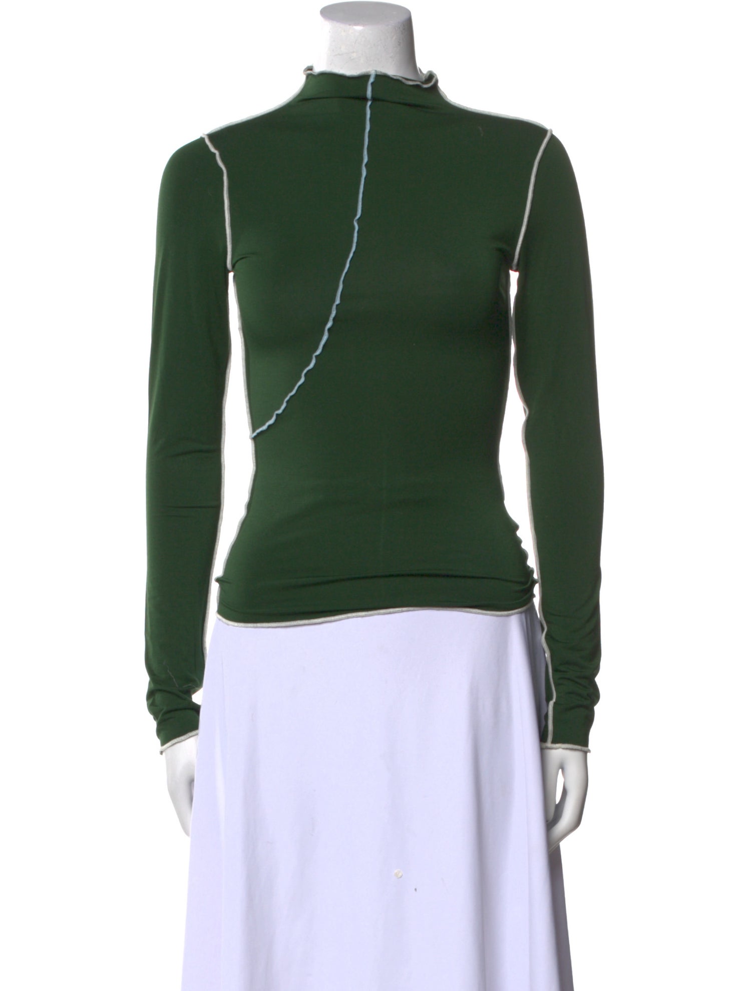 The Line by K Mock Neck Long Sleeve Sweatshirt