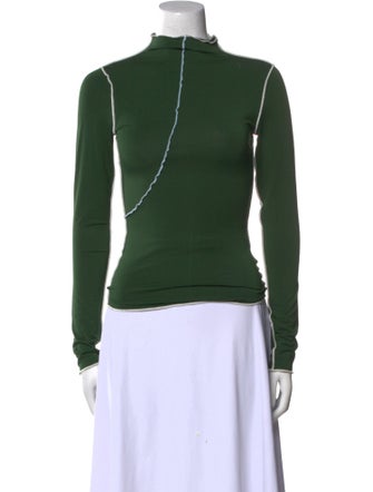 The Line by K Mock Neck Long Sleeve Sweatshirt