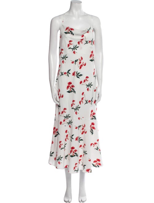 The Line by K Floral Print Midi Length Dress