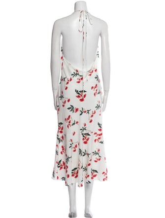 The Line by K Floral Print Midi Length Dress