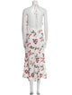 The Line by K Floral Print Midi Length Dress