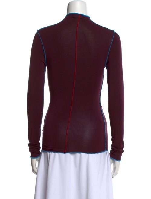 The Line by K Mock Neck Long Sleeve Sweatshirt