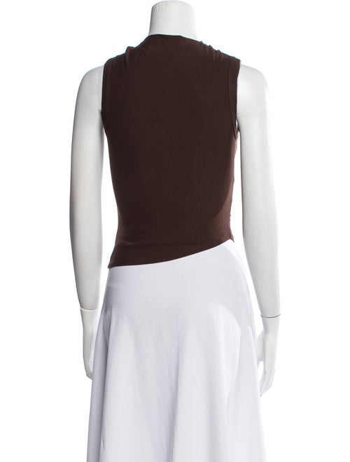 The Line by K Cowl Neck Sleeveless Crop Top