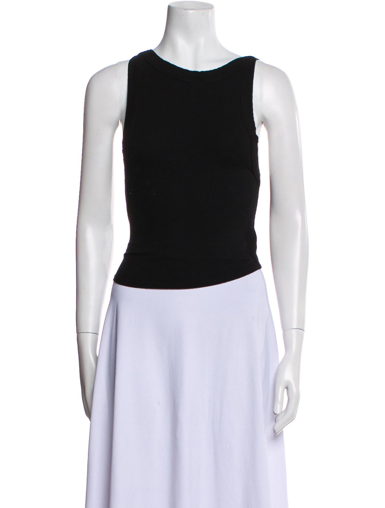 The Line by K Scoop Neck Sleeveless Crop Top