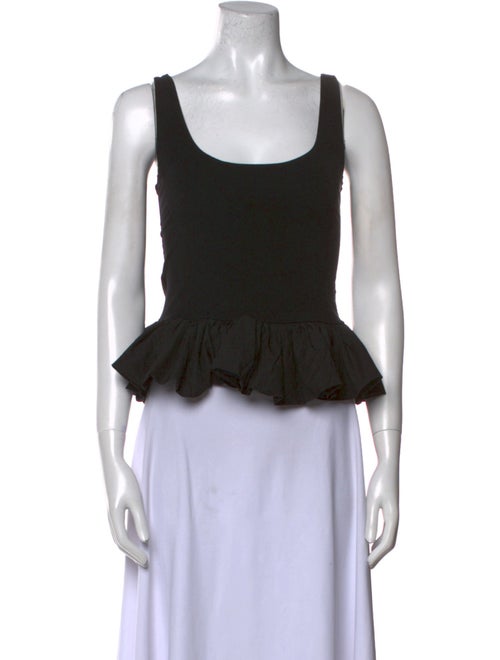 The Line by K Scoop Neck Sleeveless Crop Top