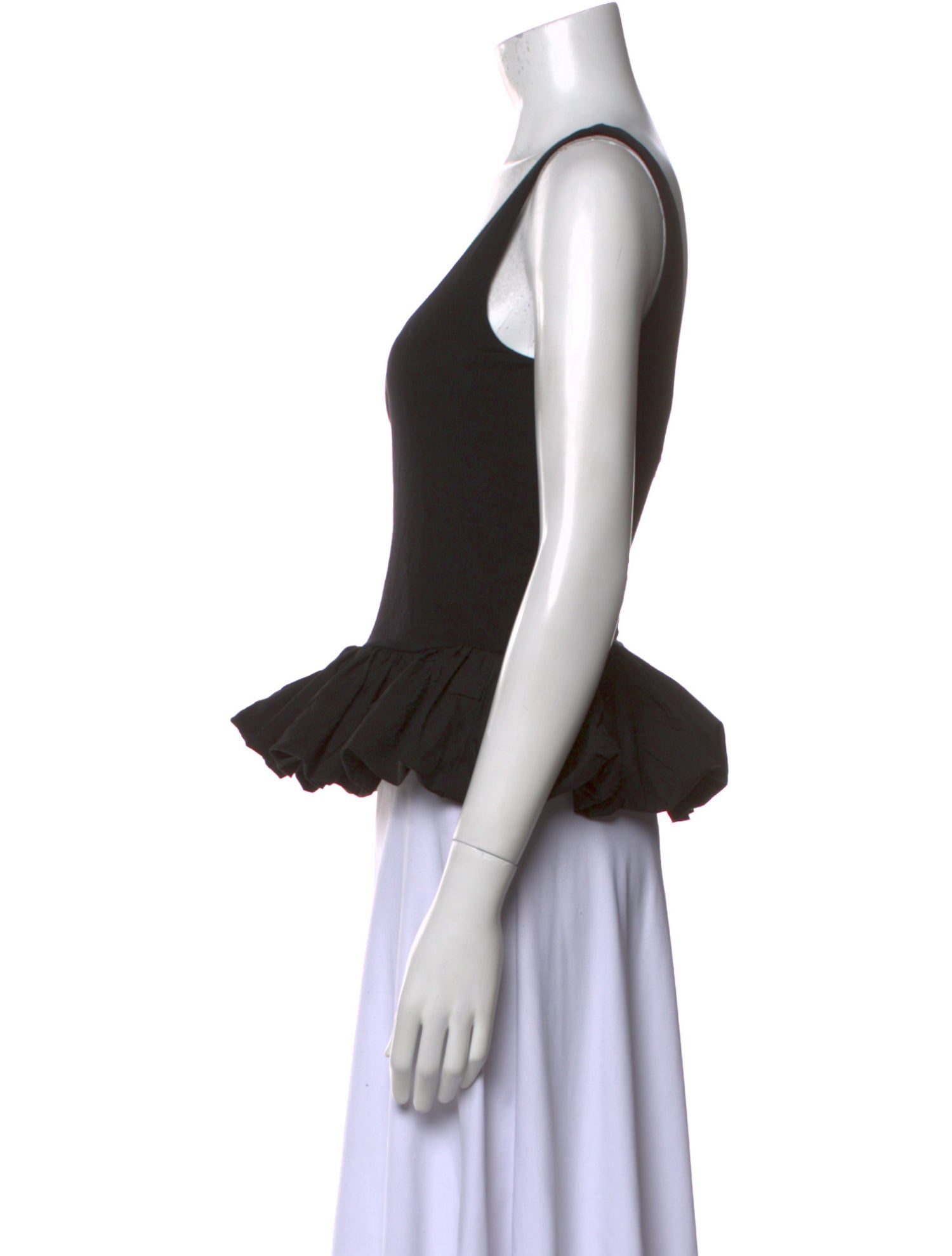 The Line by K Scoop Neck Sleeveless Crop Top