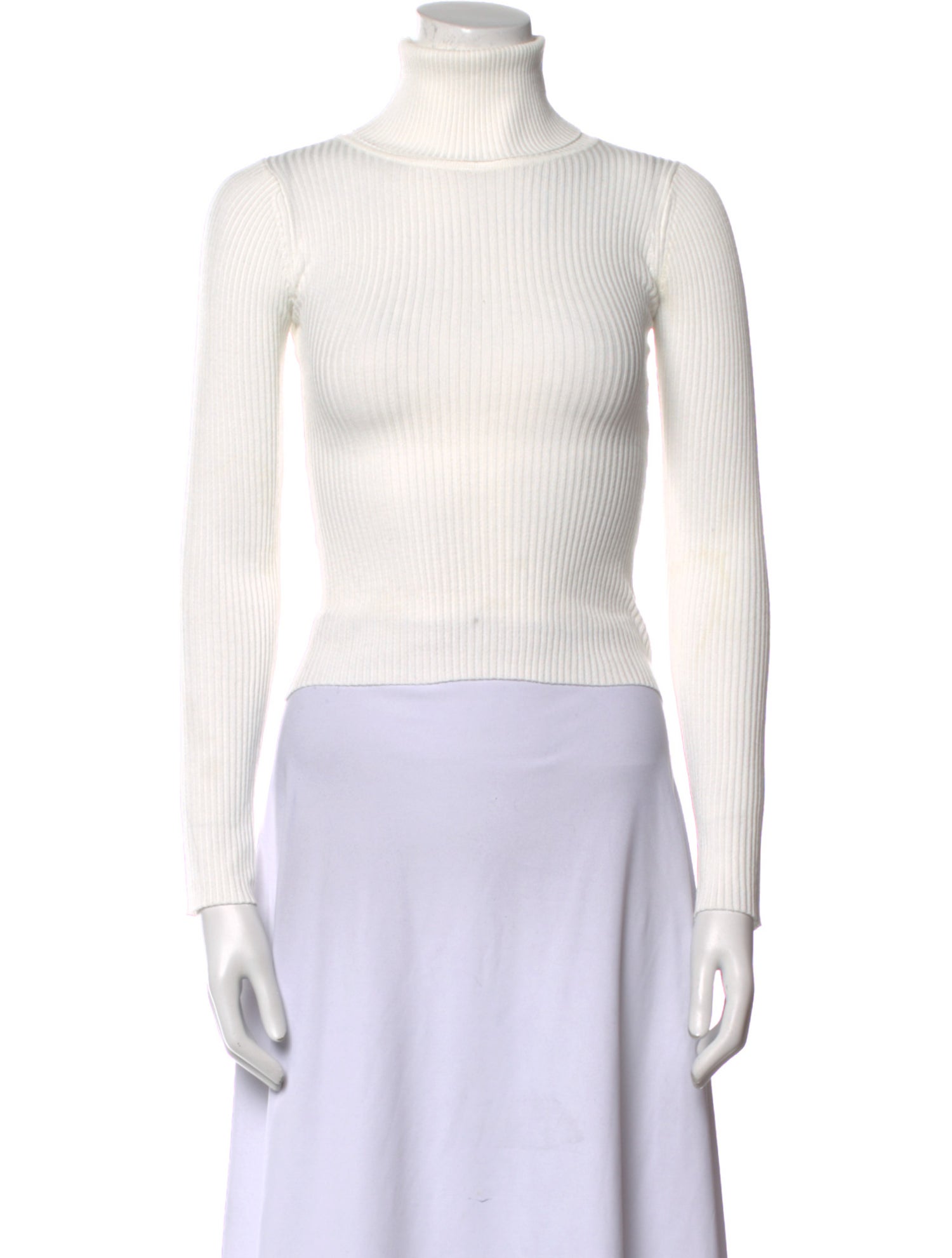 The Line by K Turtleneck Long Sleeve Crop Top