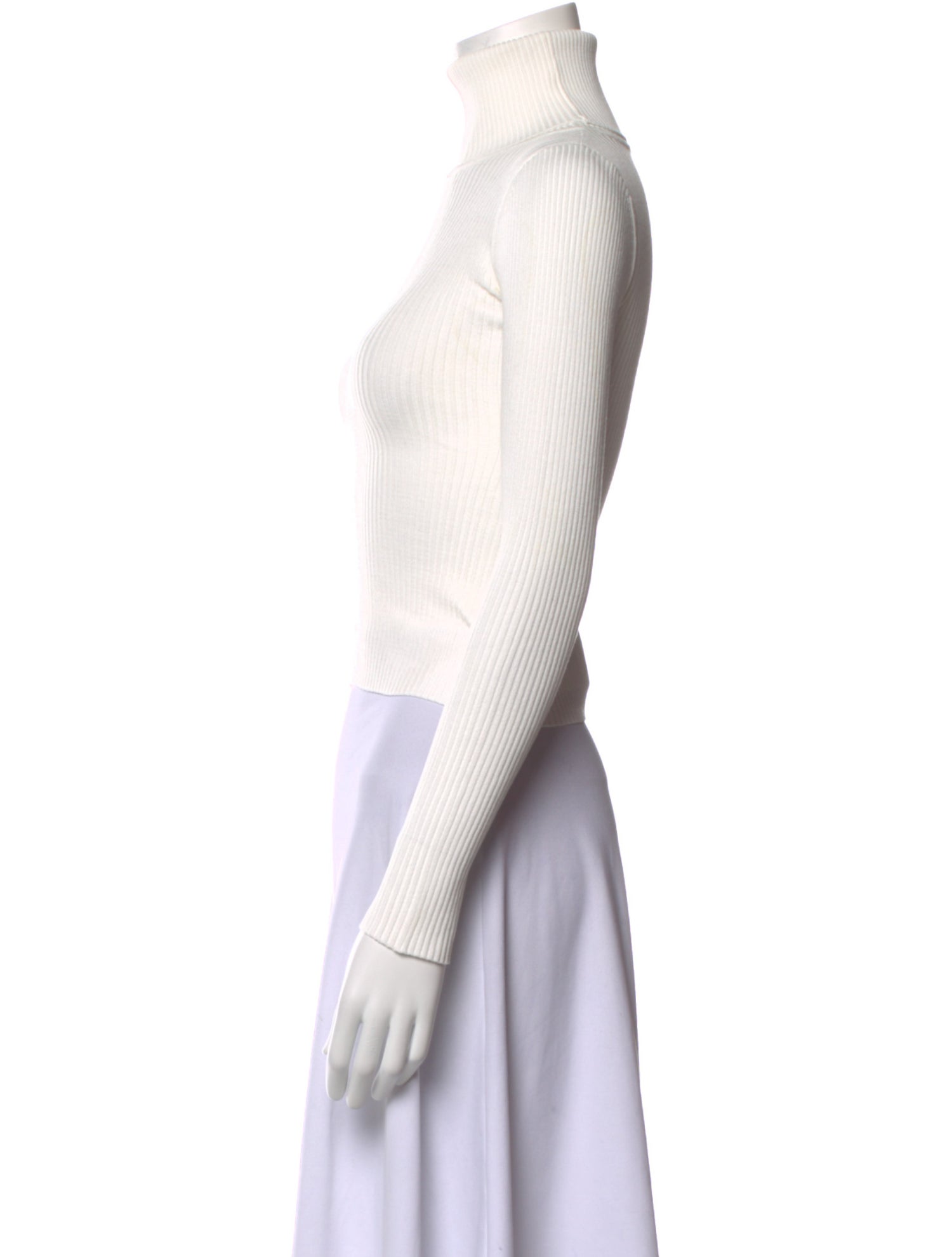 The Line by K Turtleneck Long Sleeve Crop Top