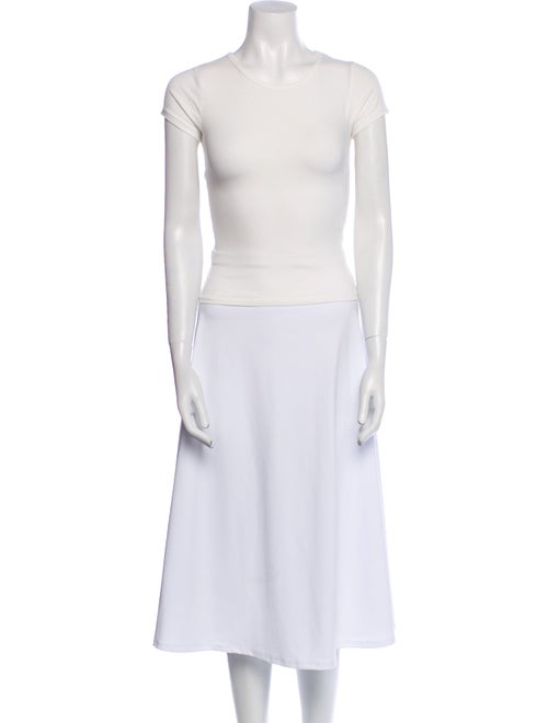 The Line by K Bateau Neckline Short Sleeve Crop Top