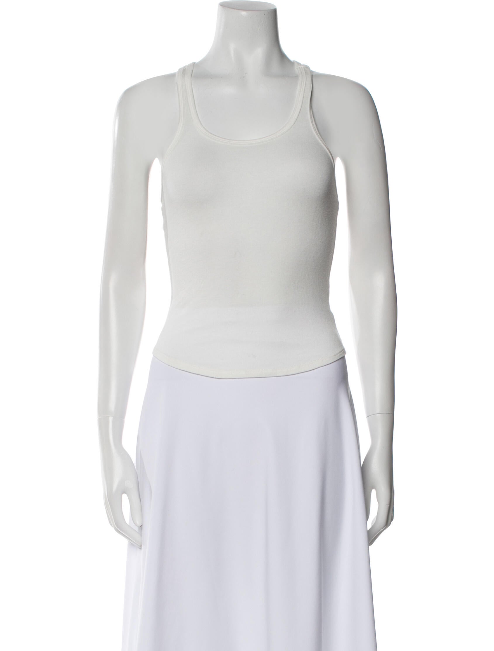 The Line by K Scoop Neck Sleeveless Crop Top