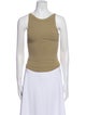 The Line by K Scoop Neck Sleeveless Crop Top