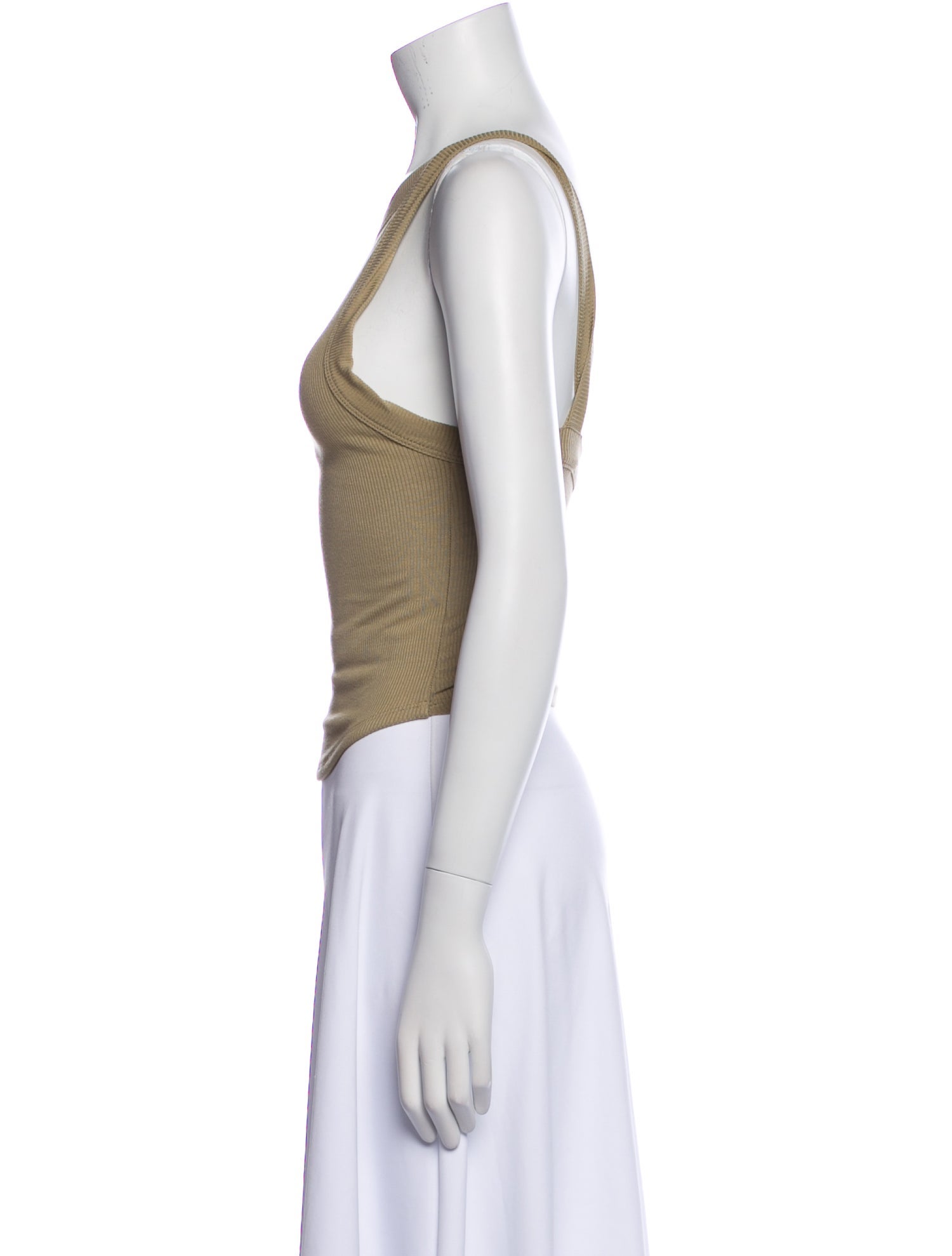 The Line by K Scoop Neck Sleeveless Crop Top