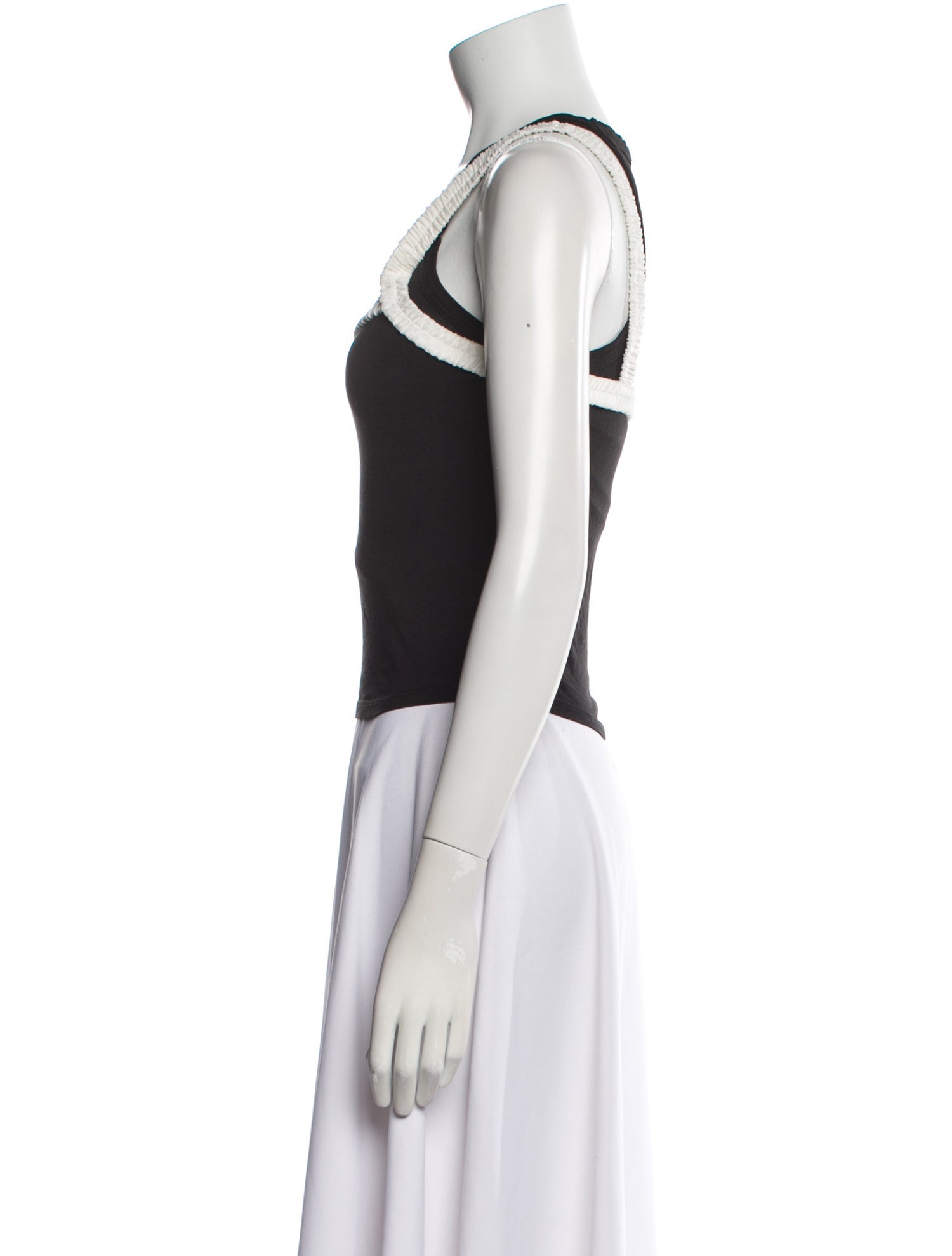 The Line by K Supima Cotton Square Neckline Top