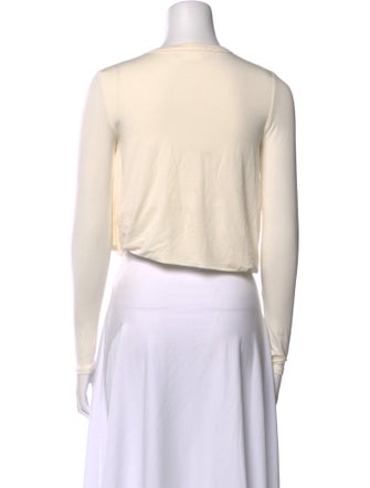 The Line by K Cowl Neck Long Sleeve Crop Top