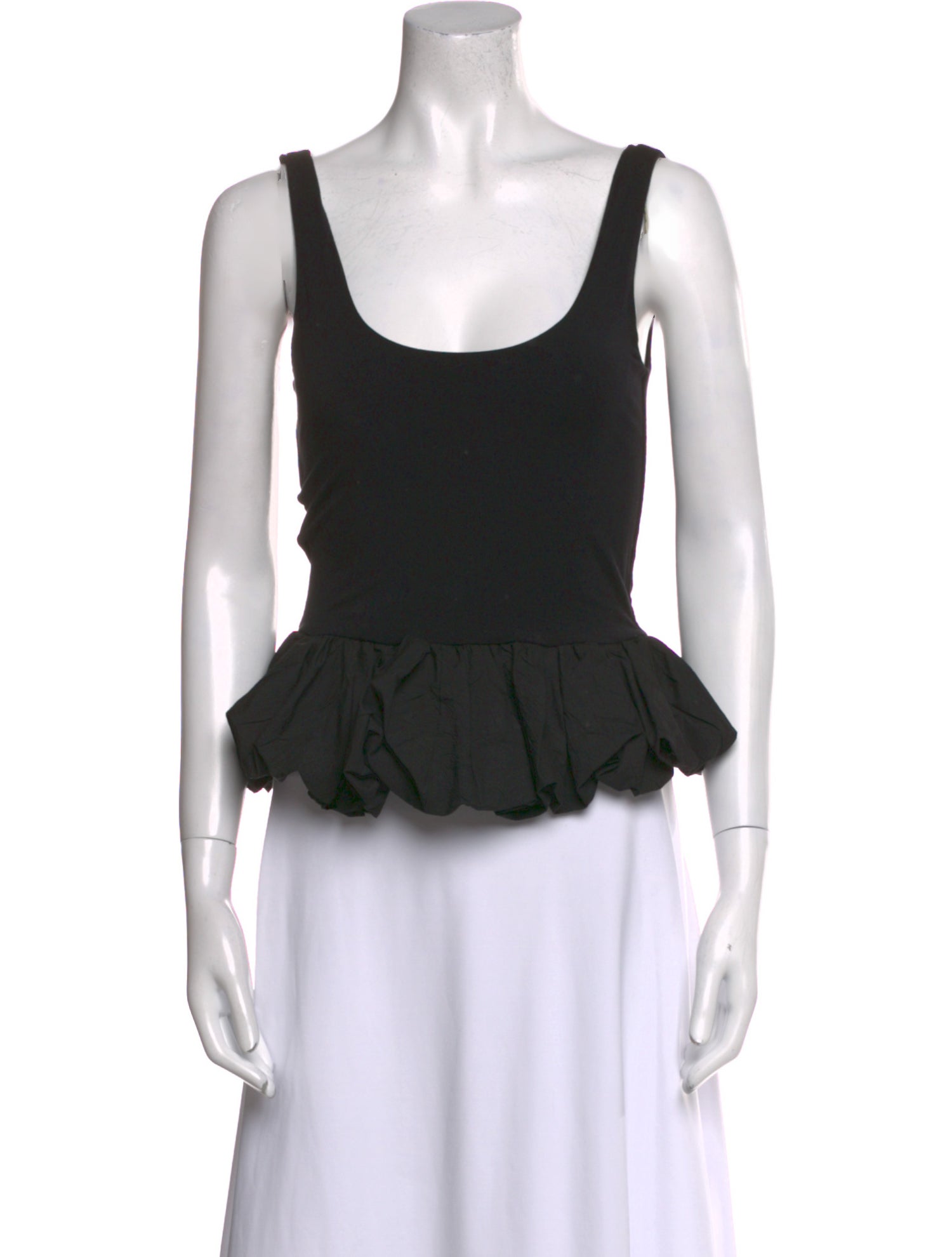 The Line by K Scoop Neck Sleeveless Crop Top