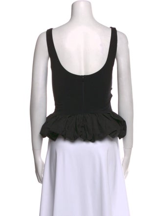 The Line by K Scoop Neck Sleeveless Crop Top