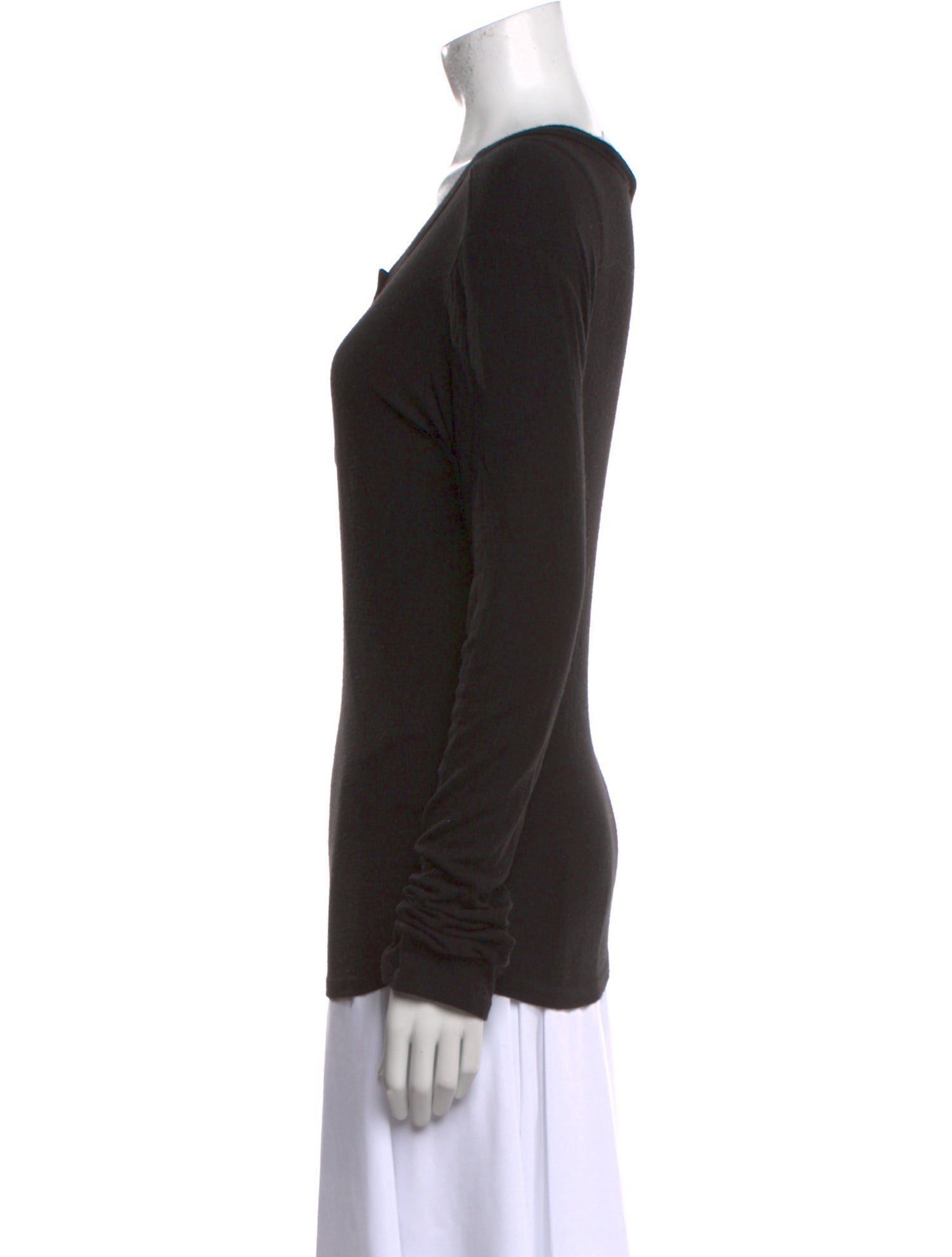 The Line by K Scoop Neck Long Sleeve Top
