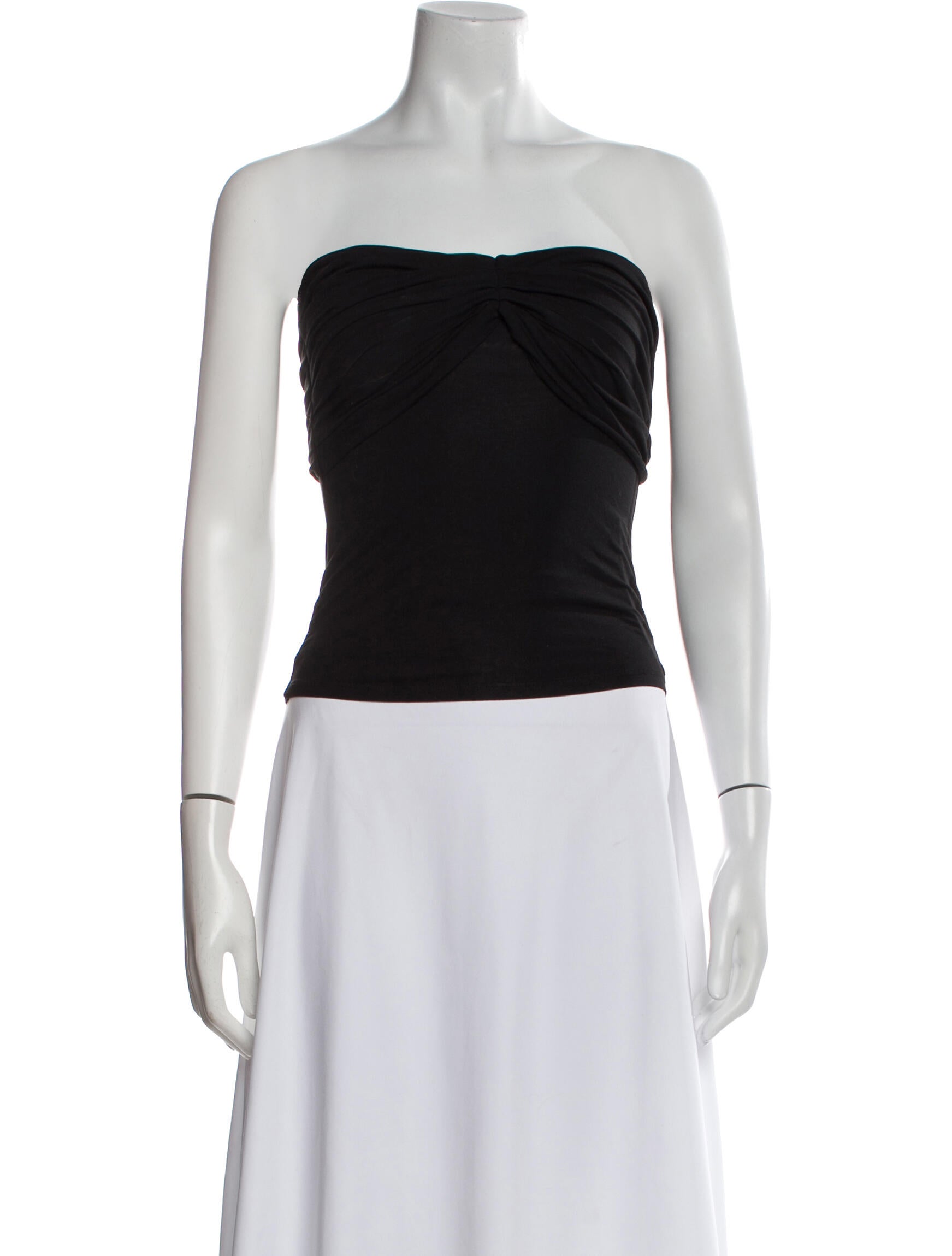 The Line by K Strapless Crop Top