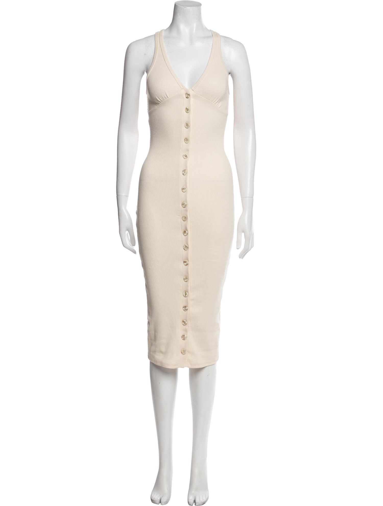 The Line by K V-Neck Midi Length Dress