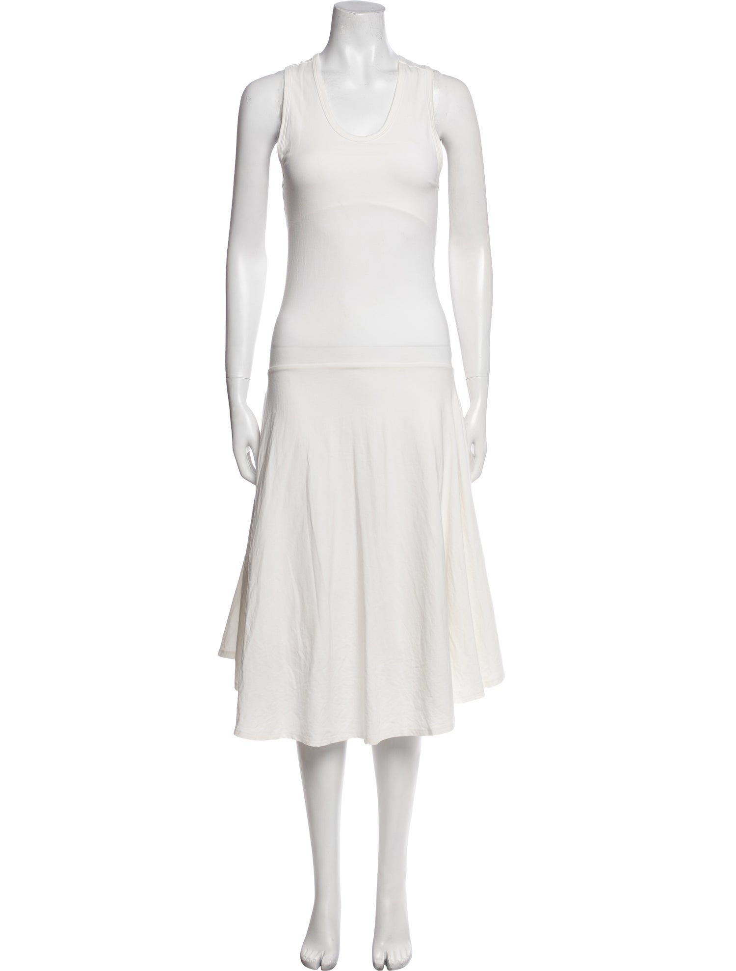 The Line by K Scoop Neck Midi Length Dress