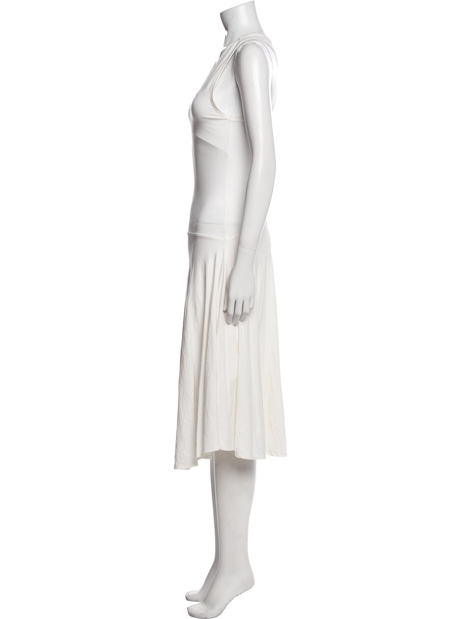 The Line by K Scoop Neck Midi Length Dress