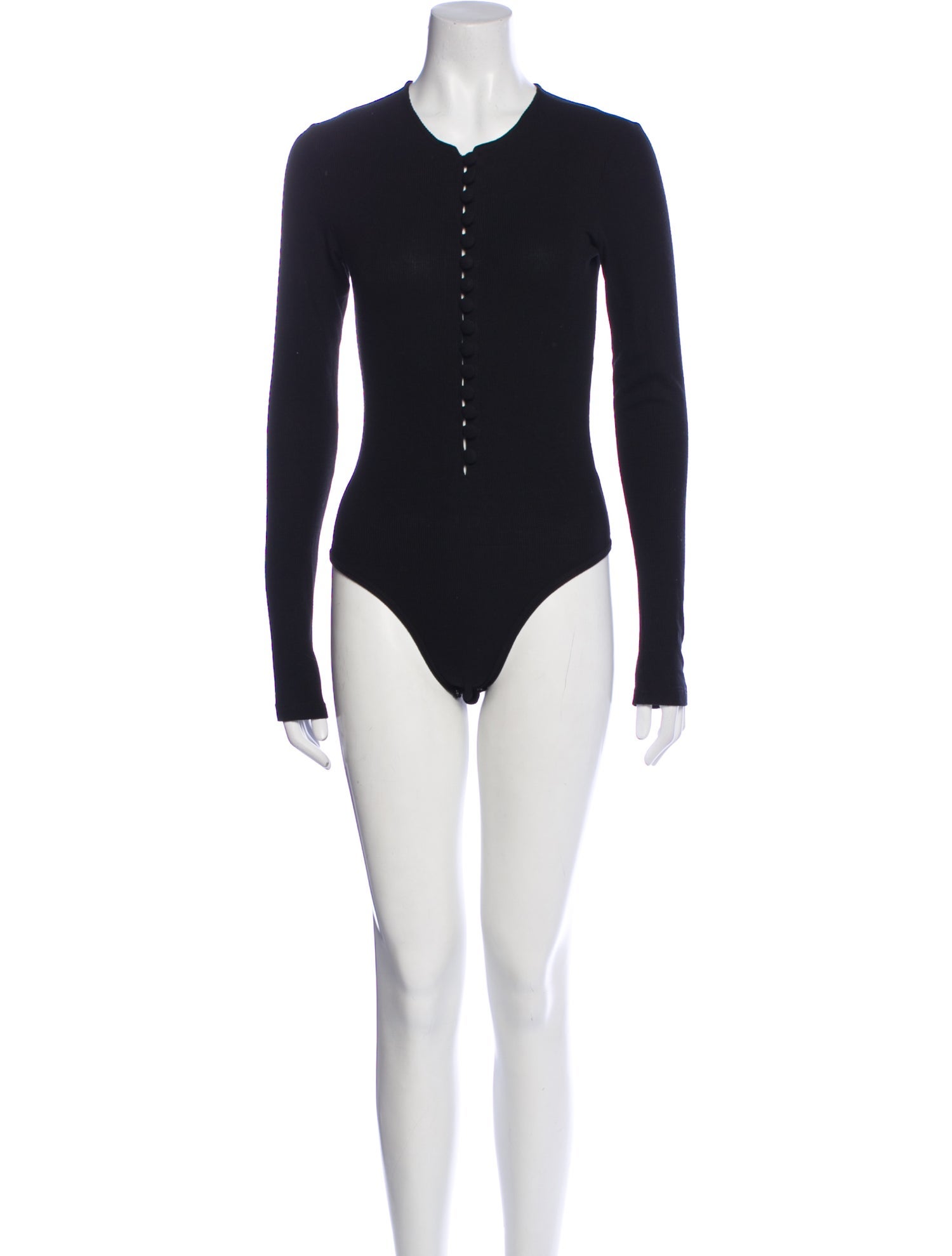 The Line by K Crew Neck Long Sleeve Bodysuit