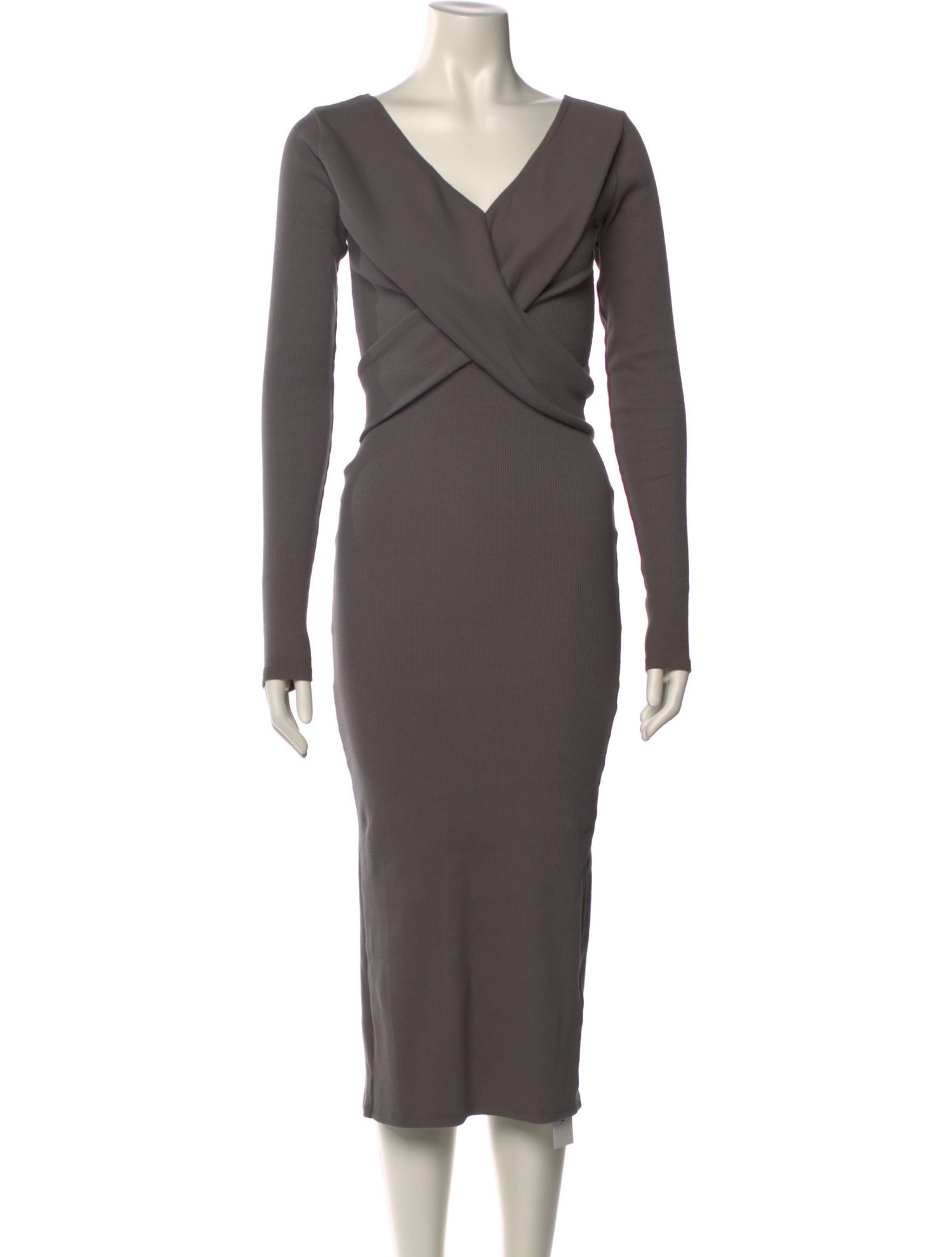 The Line by K V-Neck Midi Length Dress