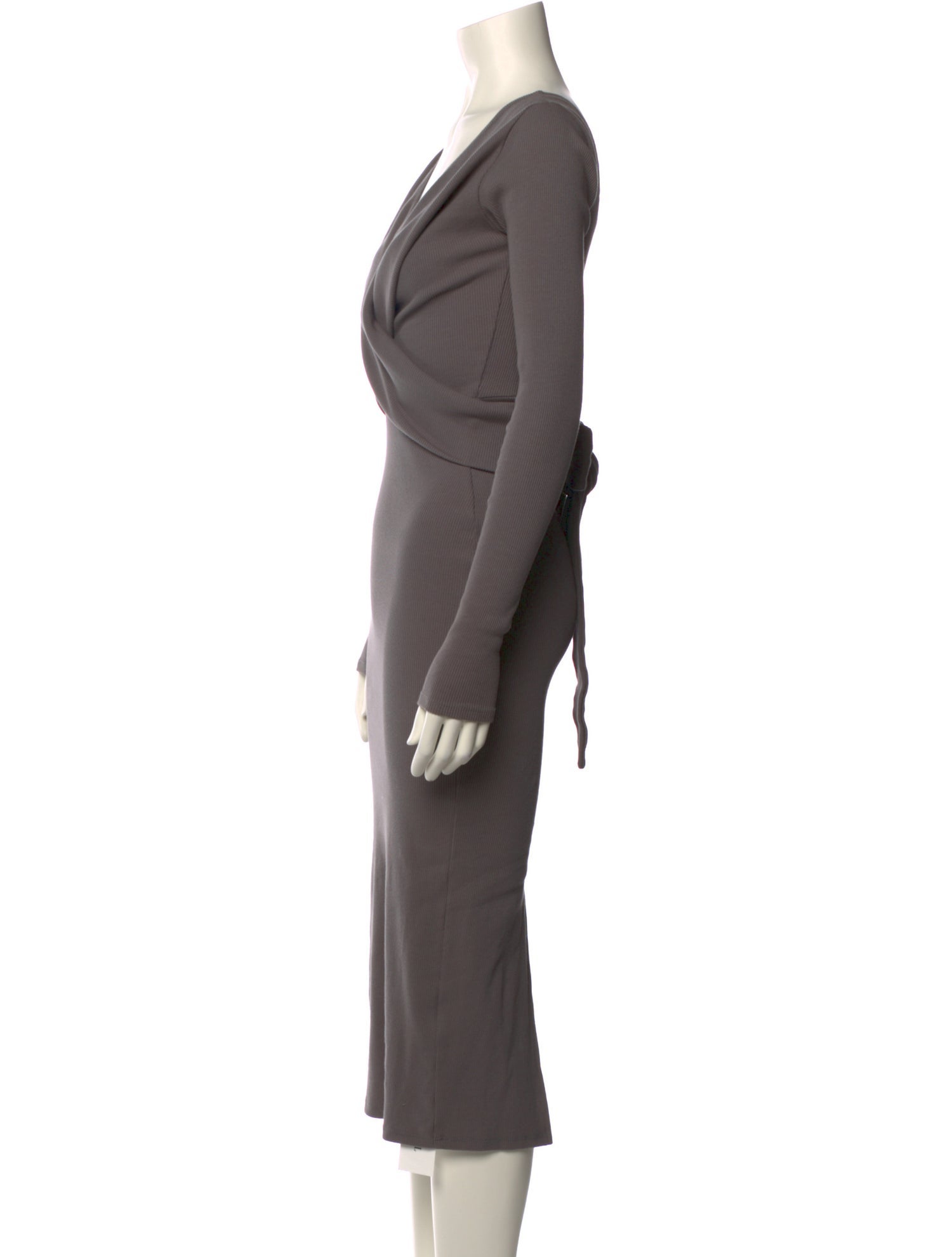 The Line by K V-Neck Midi Length Dress