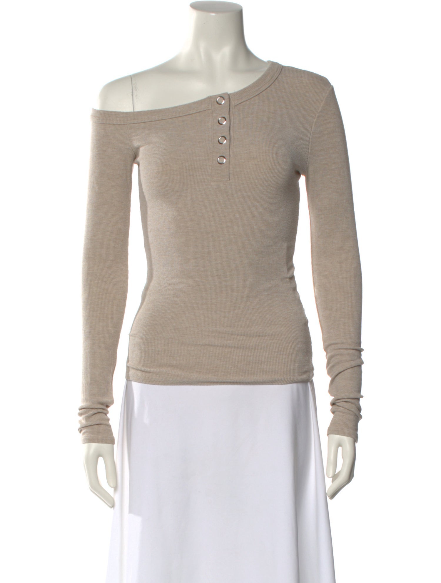 The Line by K Off-The-Shoulder Long Sleeve Top