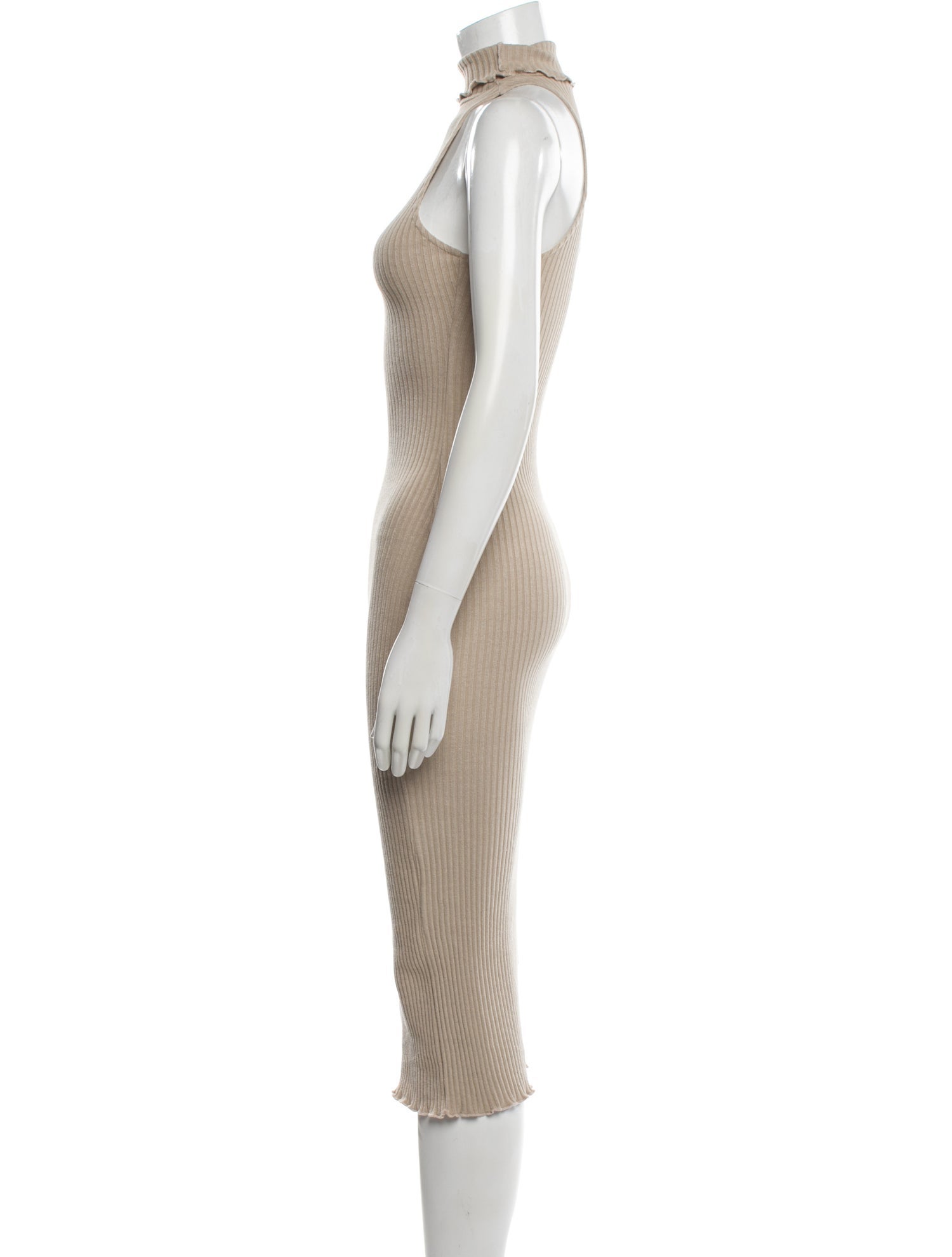 The Line by K Turtleneck Midi Length Dress - Neutrals Dresses, Clothing -  WTLBK22997 | The RealReal