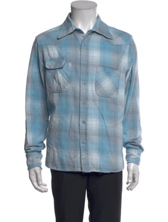 Tellason Plaid Print Long Sleeve Shirt