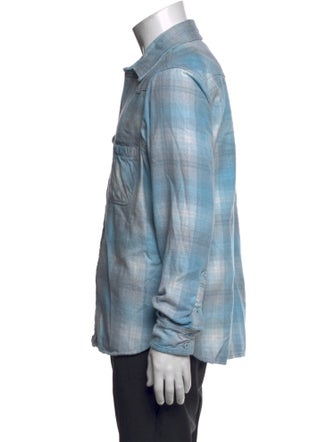 Tellason Plaid Print Long Sleeve Shirt