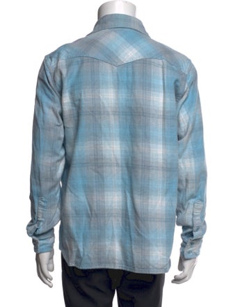 Tellason Plaid Print Long Sleeve Shirt