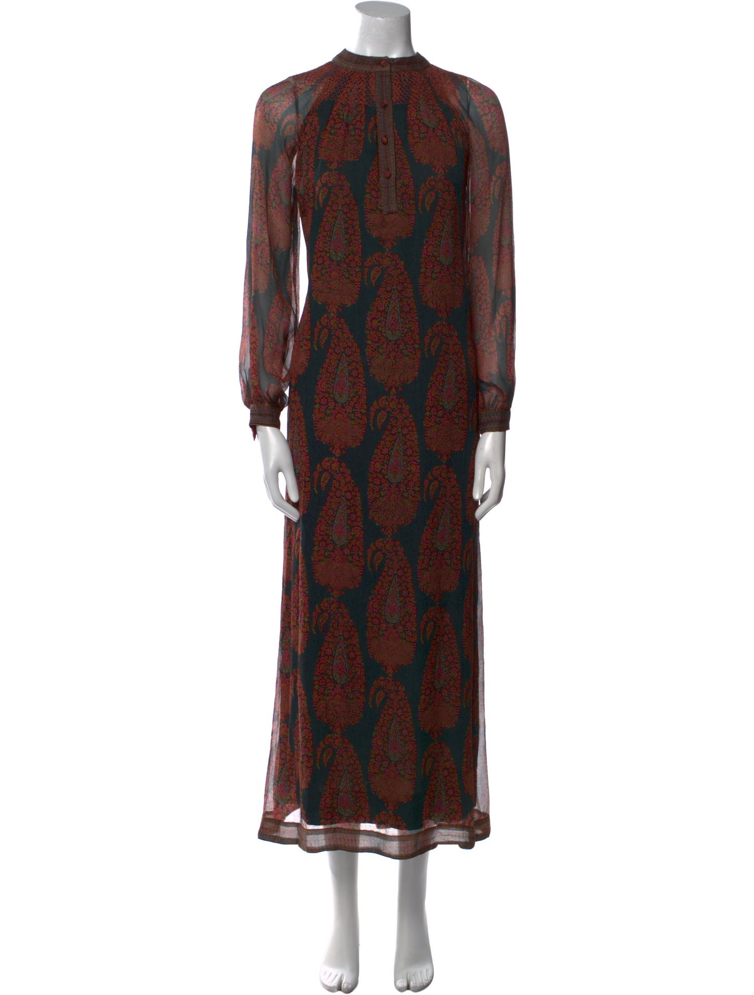 treacy lowe Silk Long Dress w/ Tags