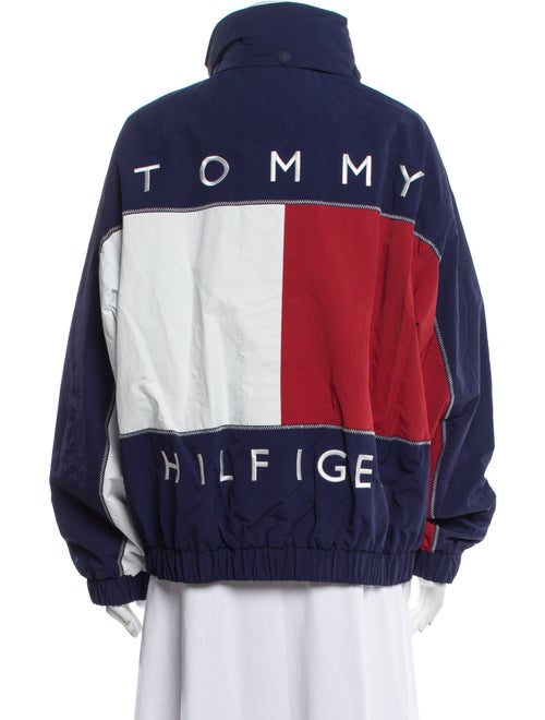 Tommy Hilfiger Colorblock Pattern Bomber Jacket