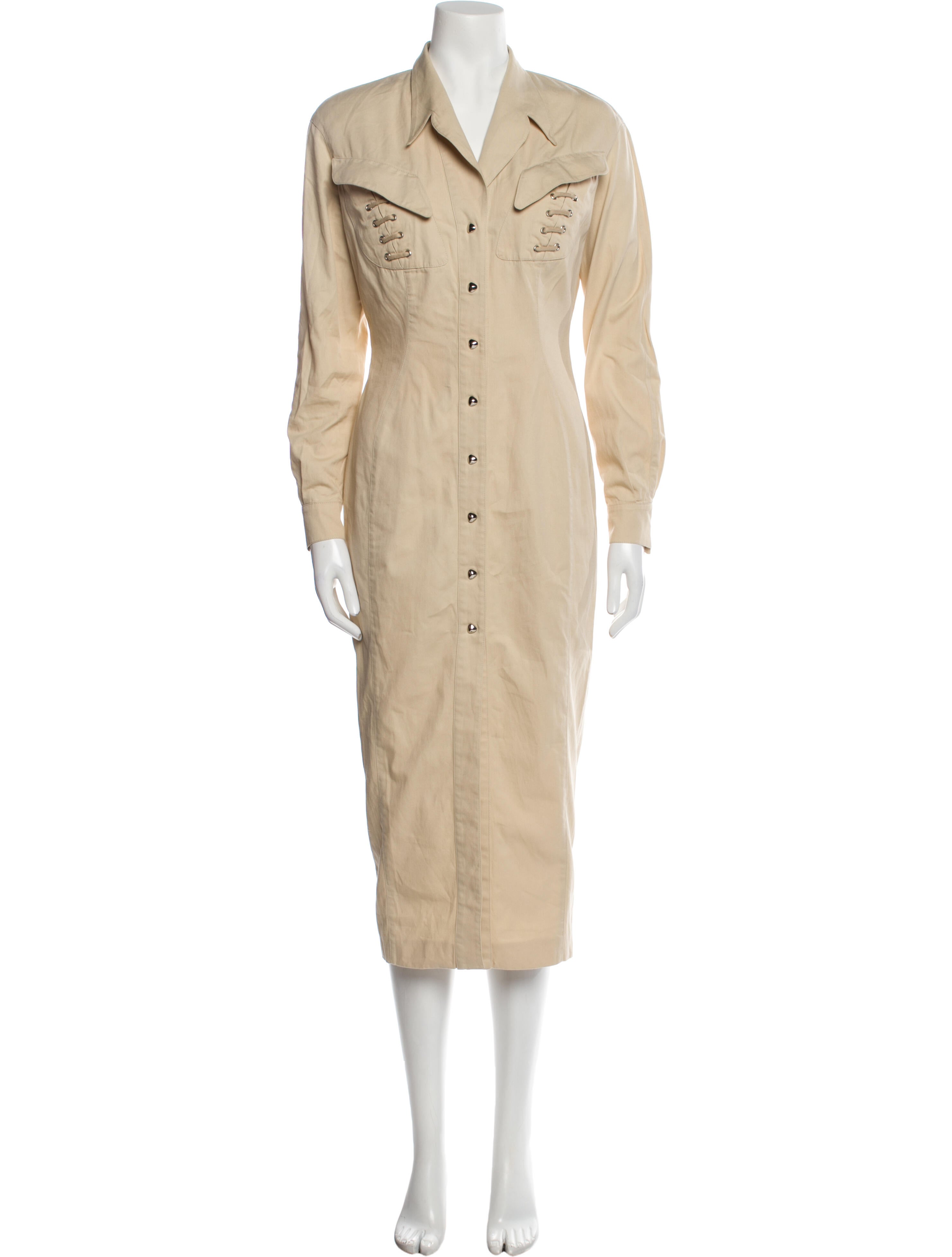 Thierry Mugler Activ Vintage Long Dress