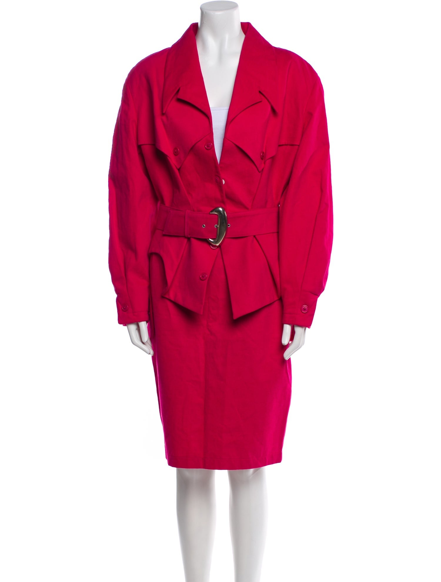 Thierry Mugler Activ Vintage Late 1980's - Early 1990's Skirt Suit