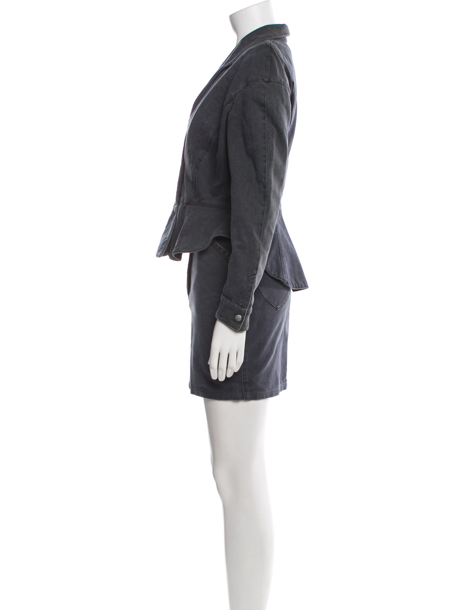 Thierry Mugler Activ Vintage 1980's Skirt Set