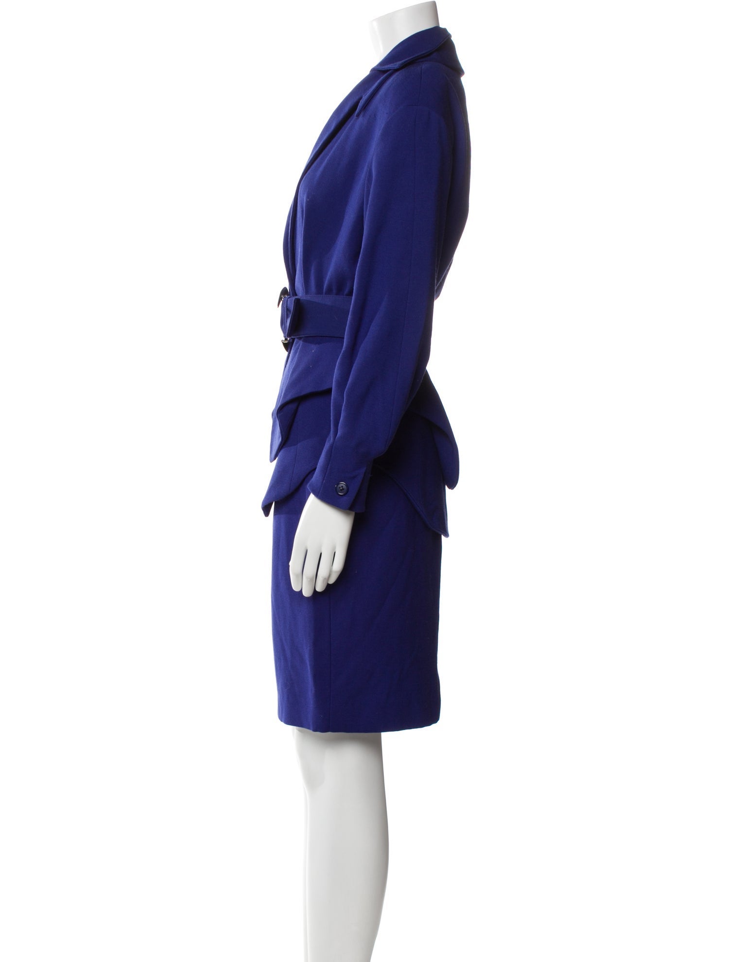 Thierry Mugler Activ Vintage 1980's Skirt Suit