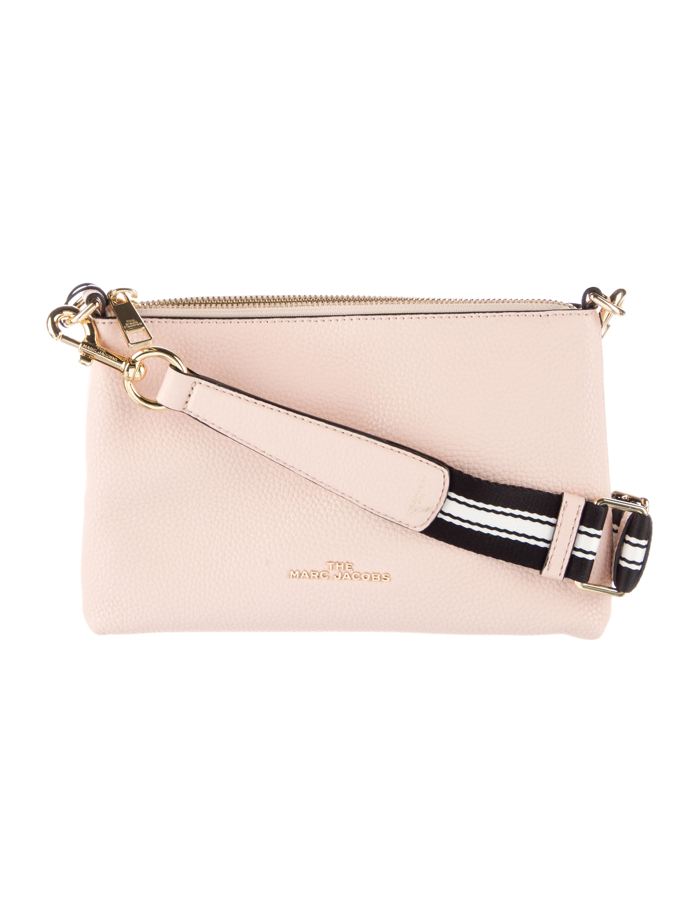 The Marc Jacobs Pebbled Leather Crossbody Bag Pink Crossbody Bags