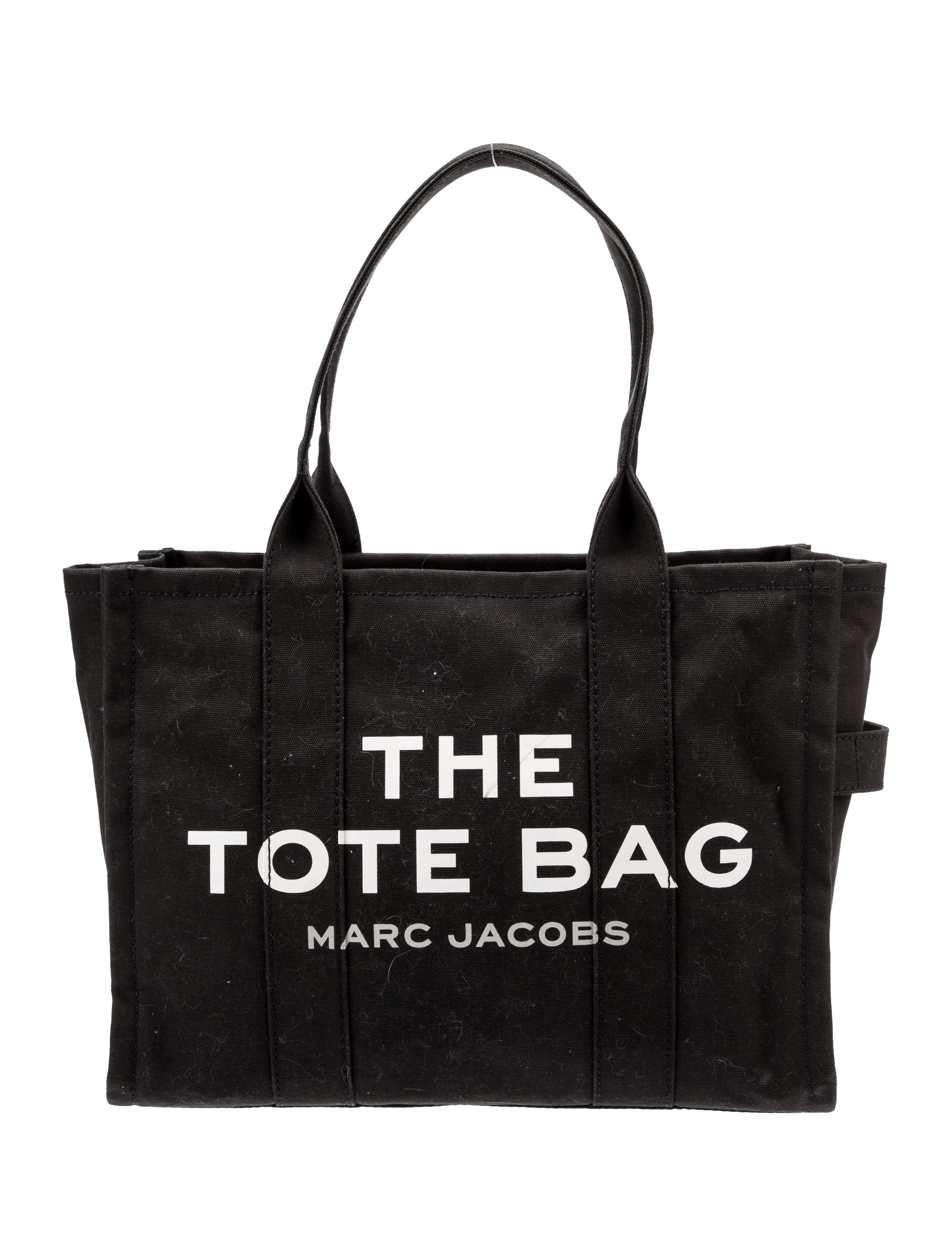 The Marc Jacobs Canvas Tote Bag Black Totes, Handbags WTMCJ22057