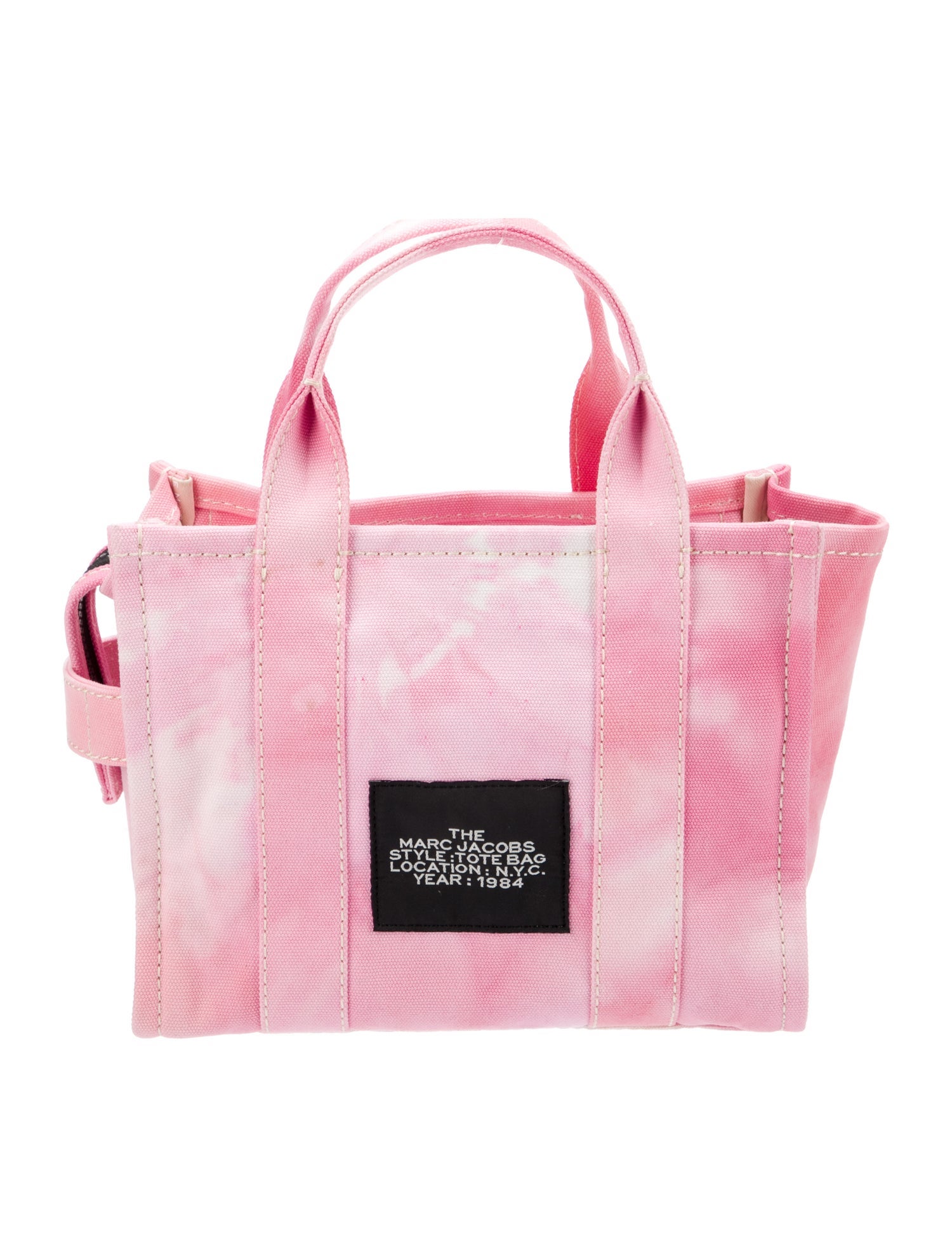 marc jacobs tote bag tie dye pink
