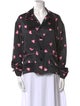 The Marc Jacobs Silk Printed Button-Up Top